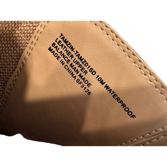 NEW Blondo Tamzin Waterproof Suede Camel Tan Ankle Booties Buckle Block Heel 10M - Picture 6 of 12